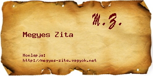 Megyes Zita névjegykártya